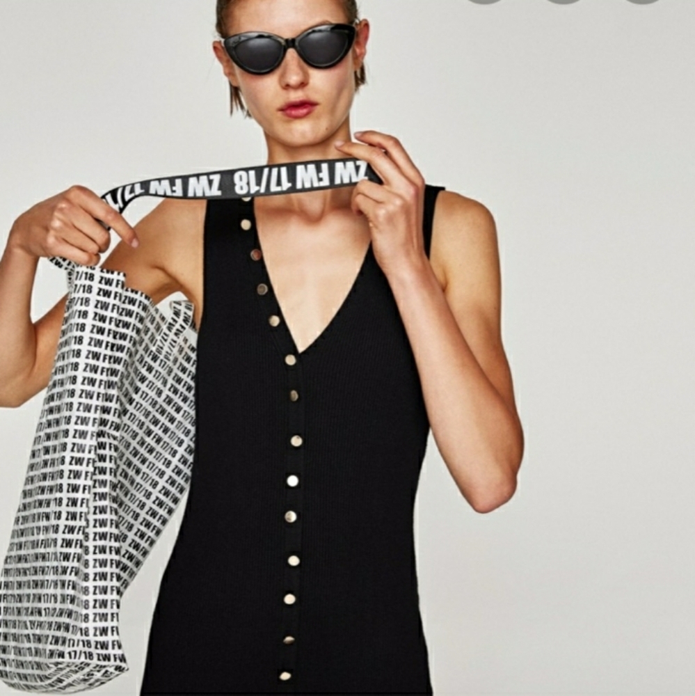 Zara paper bag bag